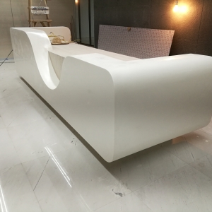Artificial stone bending personality service desk