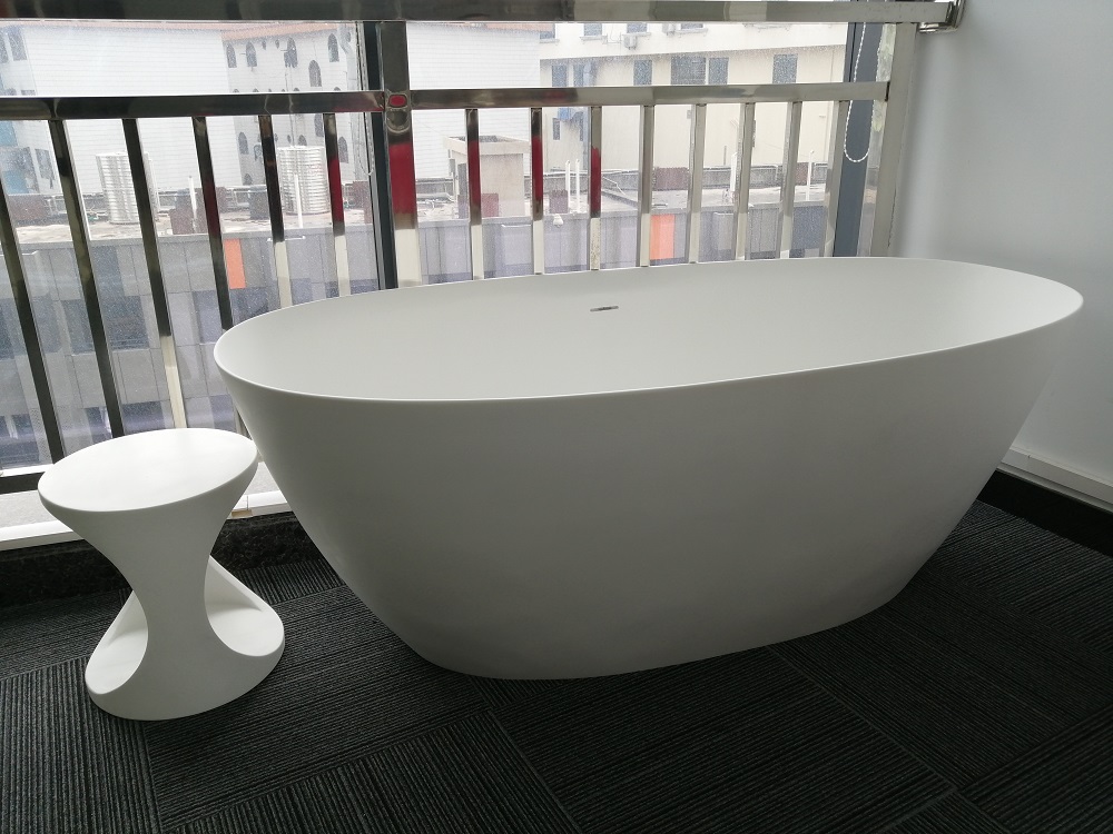 artificial stone processing finished product display