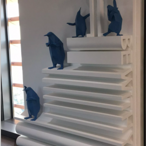 Tencent artificial stone shaped letter shape
