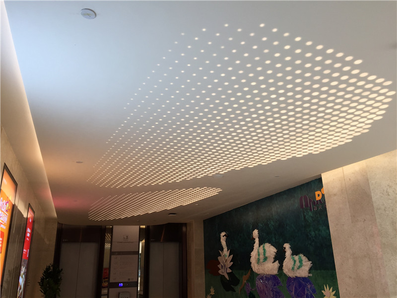 深圳項目：人造石天花，鏤空雕刻工藝